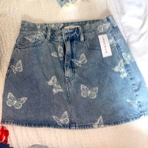 PacSun NWT butterfly skirt size 26